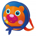 Runder Kinder-Rucksack mit Bärenmotiv 26,5 cm