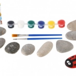 Steine bemalen – Kreativset mit Farben und Pinseln
