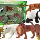 Set von Wildtierfiguren