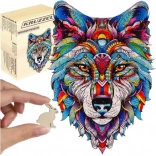 Holzpuzzle KRUZZEL – Wolf 170 Teile