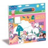 Magisches Wasser-Puzzle Peppa Pig 15 Teile