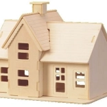 Holz 3D Puzzle Bagger