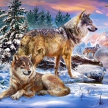 Puzzle 500 Teile Wolfish Wonderland