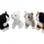 Stehende Plüschkatze 15 cm