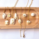 Sycomore kreatives Set für Schmuck aus Zement und Goldfolie