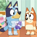 Puzzle Trefl mit Bluey-Motiv, 30 Teile