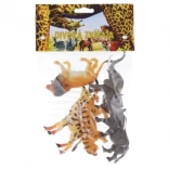 Set aus 5 Stk. Kunststoff-Wildtiere