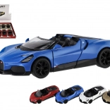 Metallmodellauto Kinsmart Bugatti Mistral 13 cm mit Rückziehantrieb und öffnenden Türen