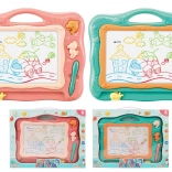 Magnetische Zeichentafel für Kinder mit Stift und Stempeln