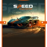 Kinder-Schürzen-Poncho mit Auto-Motiv