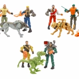 Die Corps-Soldaten mit Waffen und Tier