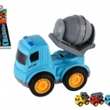 Set aus Aufziehautos für die Baustelle 9 cm – 4 Varianten