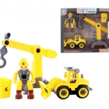 Schraubbares Bauset mit Arbeiterfigur