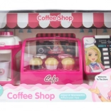 Großes Kinder-Café mit Batterien und Zubehör