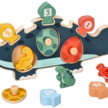 Holz-Kinderpuzzle - Dinosaurier