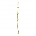 Small Foot Kinder-Kletterseil Sky mit Trittscheiben 200 cm