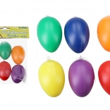 Dekorative bunte Plastikeier zum Aufhängen 6 cm