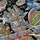 SCHMIDT Puzzle Weltraumkolonie – 1000 Teile