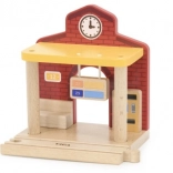 Holzbahnhof mit Sound