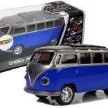 Reisebus-Modell mit Rückziehantrieb, Licht und Sound – blau