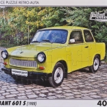 Retro-Auto-Puzzle Trabant 601 S 40 Teile