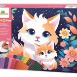XL Mosaik Stick & Fun – niedliche Tiere