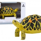 Realistische Sammlerfigur Schildkröte – gelb und schwarz