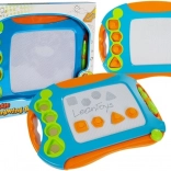 Magnetische Zeichentafel mit Stempeln von LeanToys