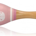 Holz-Maraca – rosa Häschen