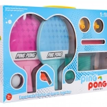 Kindertischtennis-Set mit Saugnäpfen