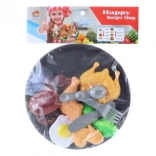Essenset mit Plastiktablett für Kinder