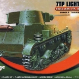 Polnischer Leichter Panzer 7TP – Einzelturm-Version 1:72 Bausatz