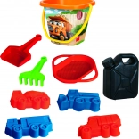 DINO TATRA Sandspiel-Set im Kanister – 9 Teile