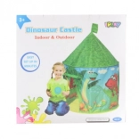 Kinderzelt Burg mit Dinosauriern