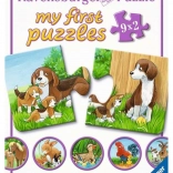Meine ersten Puzzles Tierfamilien von RAVENSBURGER