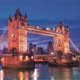 Puzzle 1000 Teile Hohe Qualität, Tower Bridge bei Nacht