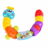 Faltbares Rasselspielzeug Raupe für Babys