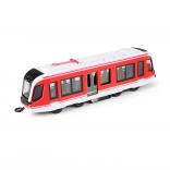 Metall-Straßenbahn in Rot 20 cm