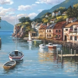 Puzzle Dorf auf dem Wasser 500 Teile