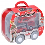 Feuerwache im Koffer mit tschechischer Verpackung