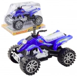 Geländetaugliches Kinder-Quad mit Aufziehantrieb, blau
