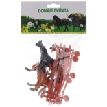 Pferde mit Zaun im Beutel