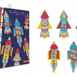 Janod Mini Origami Raketen – Kreativset für Kinder