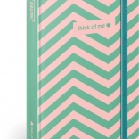 Elegantes Notizbuch Think of Me mit liniertem Papier