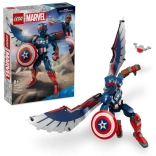 LEGO Marvel Figur des neuen Captain America zum Bauen 76296