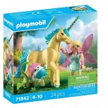 Playmobil Princess Magic Einhorn Sunshine Blossom mit Fee