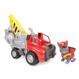 RUBBLE & CREW Chargers Kran mit Greifer – Baufahrzeug mit Figur