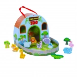 Meine Holz-Zoo-Spielwelt im Koffer