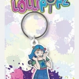 Gummischlüsselanhänger LOLLIPOPZ – Blau