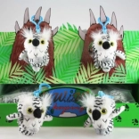 Plüsch-Eulen-Schlüsselanhänger